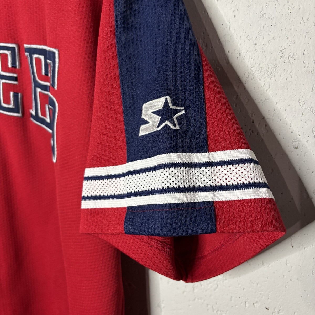 Vintage 90s Starter NEW YORK YANKEES Red Alternative Jersey XL MLB