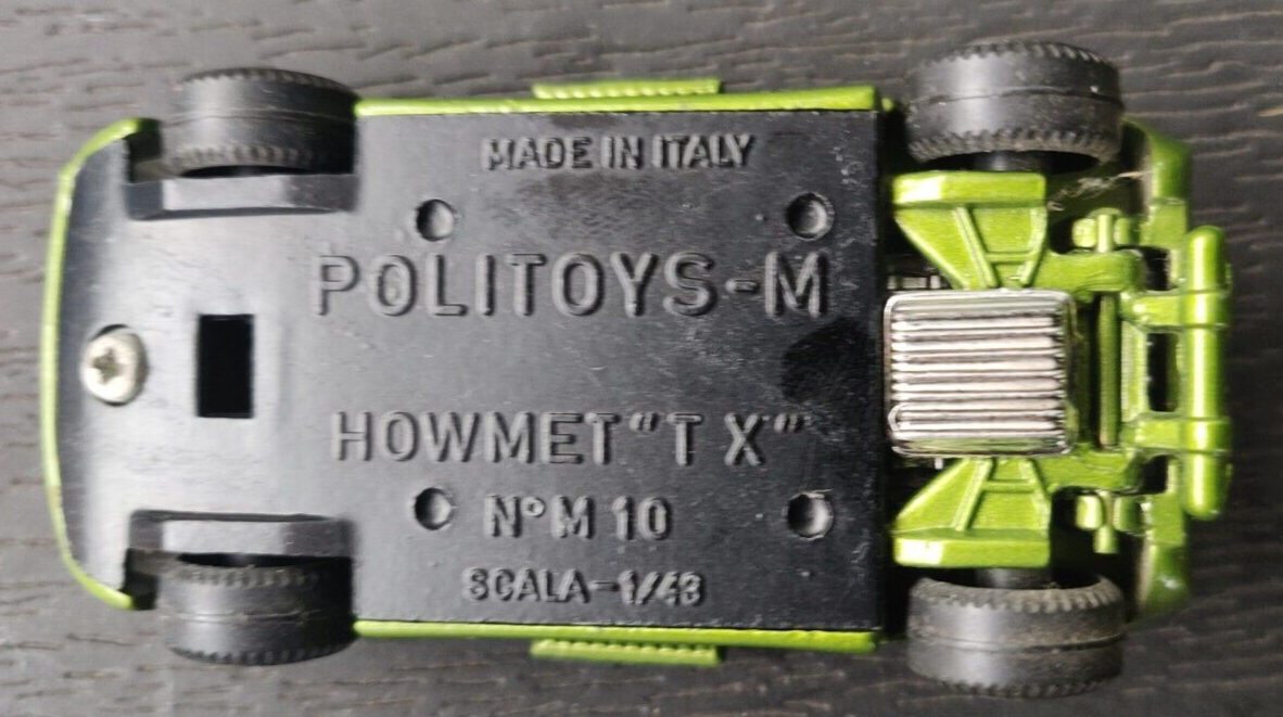Politoys M10 Howmet TX, first turbine car at Le Mans 1968, 1:43