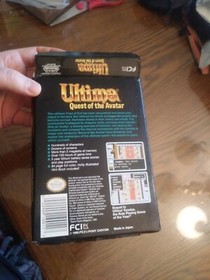 Ultima: Quest of the Avatar (Nintendo NES, 1990) Authentic Box Only  See descrip