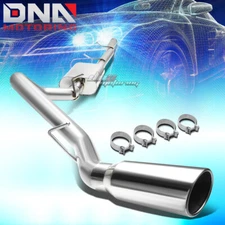 FOR 07-13 SILVERADO/SIERRA 1500 SHORT BED 4" ROUND TIP CATBACK EXHAUST ASSEMBLY