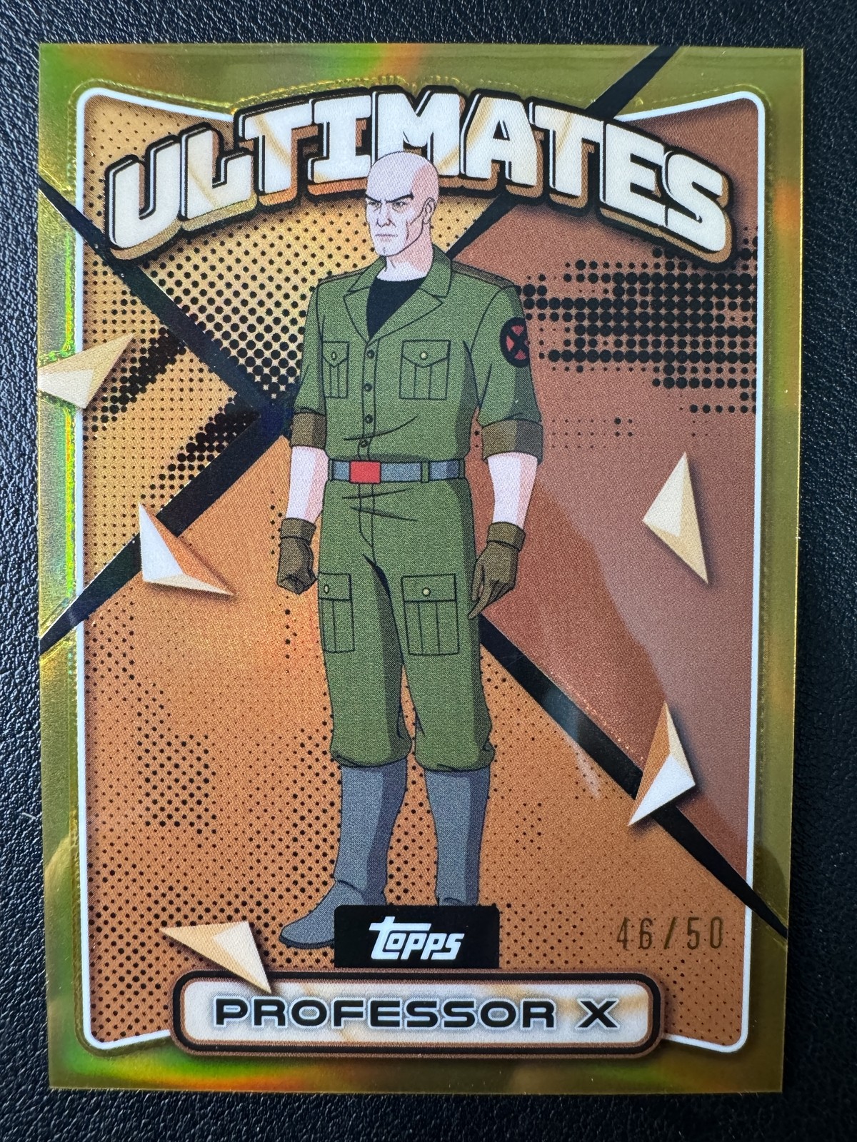 2025 Topps Finest Marvel X-Men '97 Professor X Common Gold /50 #1 FJ5ML