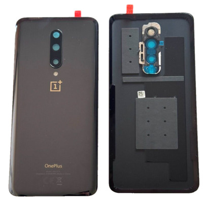 Original OnePlus 7 Pro  Akkudeckel Backcover Rückseite Glas in Schwarz