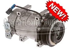 A/C Compressor w/Clutch for Sanden 4080, 4377 - NEW