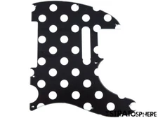 *NEW Telecaster PICKGUARD for Fender USA Standard Tele 8 Hole Polka Dot Print