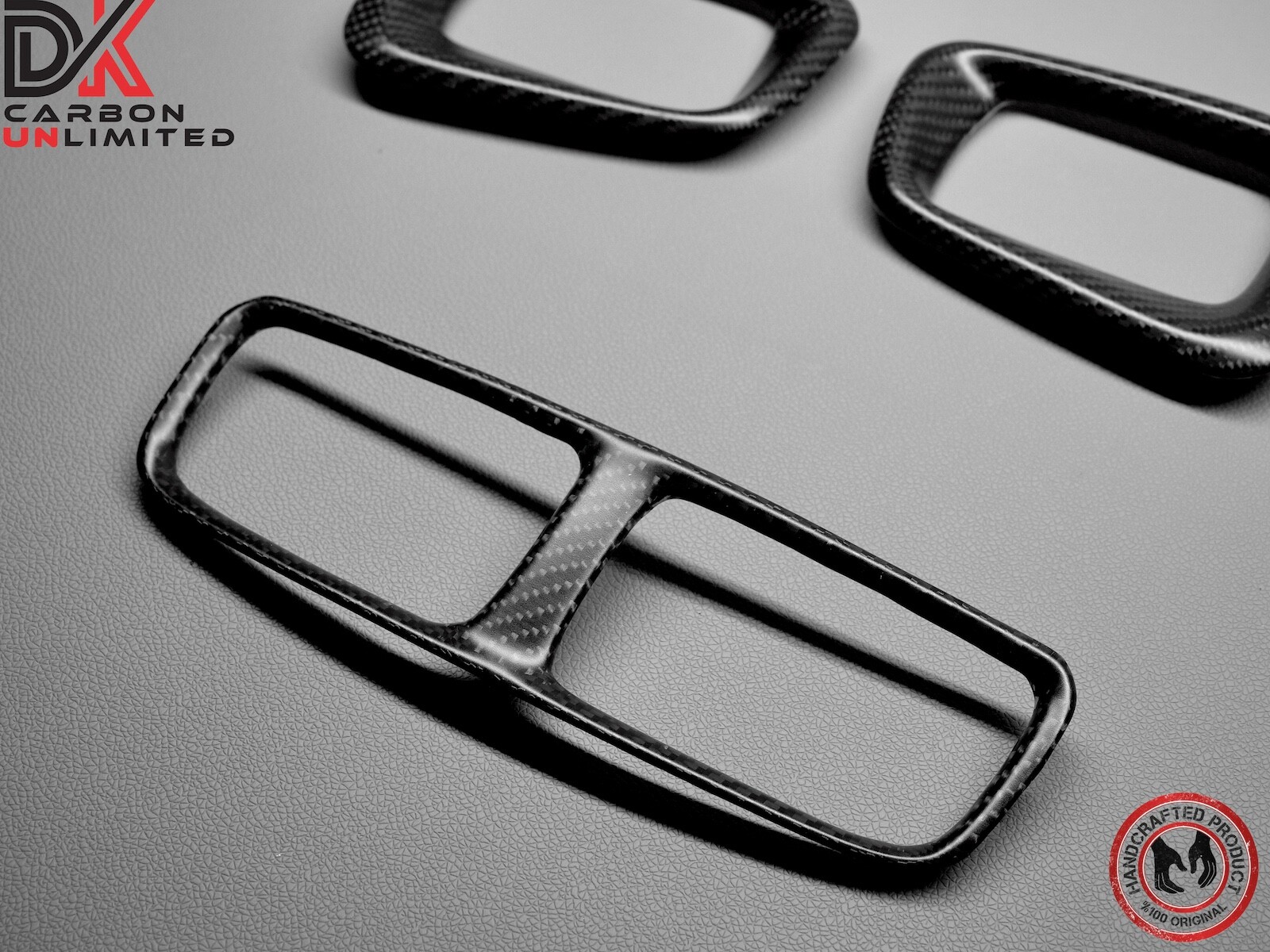 2019 Aston Martin DB11 DBS Superleggera Matte Satin Carbon Air Vent Bezels Trims