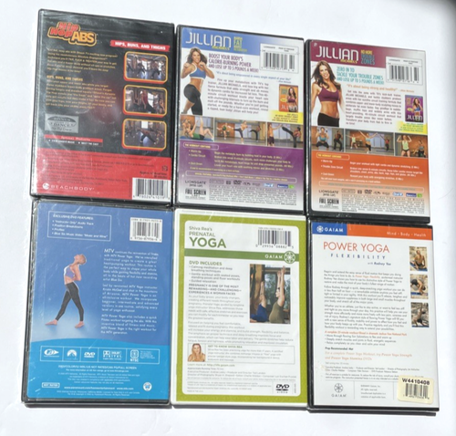 Exercise / Fitness 11 DVD Lot Yoga Pilates Hip Hop Abs + MORE New Sealed - Picture 3 of 5