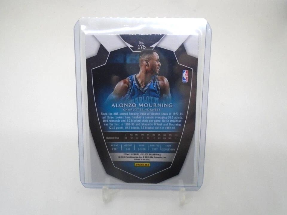 2014-15 PANINI SELECT #176 ALONZO MOURNING - Image 3 of 3