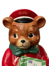 MINT! 2010 Harry & David Cubby Bear Cookie Jar Limited Edition Ceramic