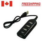 High Speed 4 Port USB 2.0 HUB Splitter Adapter Expansion for PC and computer
