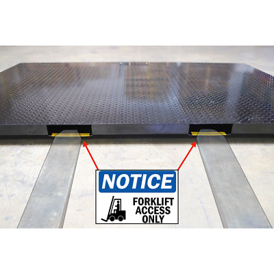 SL-900-FA 48'' x60'' Forklift Access industrial floor scales NTEP Certified 20k lb