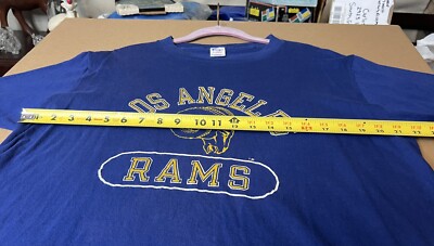 VINTAGE 80'S LOS ANGELES RAMS T SHIRT CHAMPION X-Large | eBay