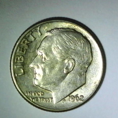 Circulated, Uncertified 1962-D Denver Mint Silver Roosevelt Dime