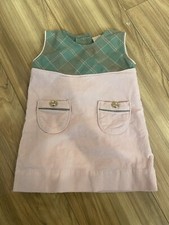 The Beaufort Bonnet - Jill Jumper Corduroy Palm Beach Pink Dress - 18/24 Months