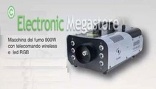Macchina del Fumo Professionale telec Wireless 900W con LED Effetto Luce Strobo