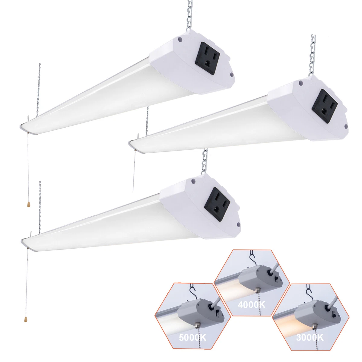 Pull chain shop light deals