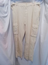 NEW Tommy HIlfiger Tan Lace Accent Cargo Pants, Size 14 FREE SHIPPING