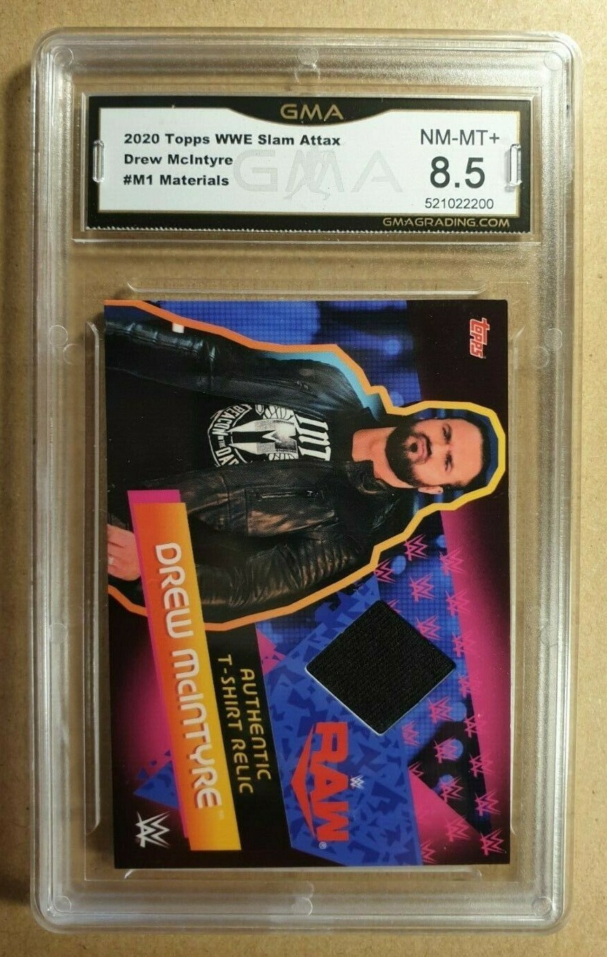 2020 Topps WWE Slam Attax Reloaded Drew McIntyre #M1 - Picture 5 of 6