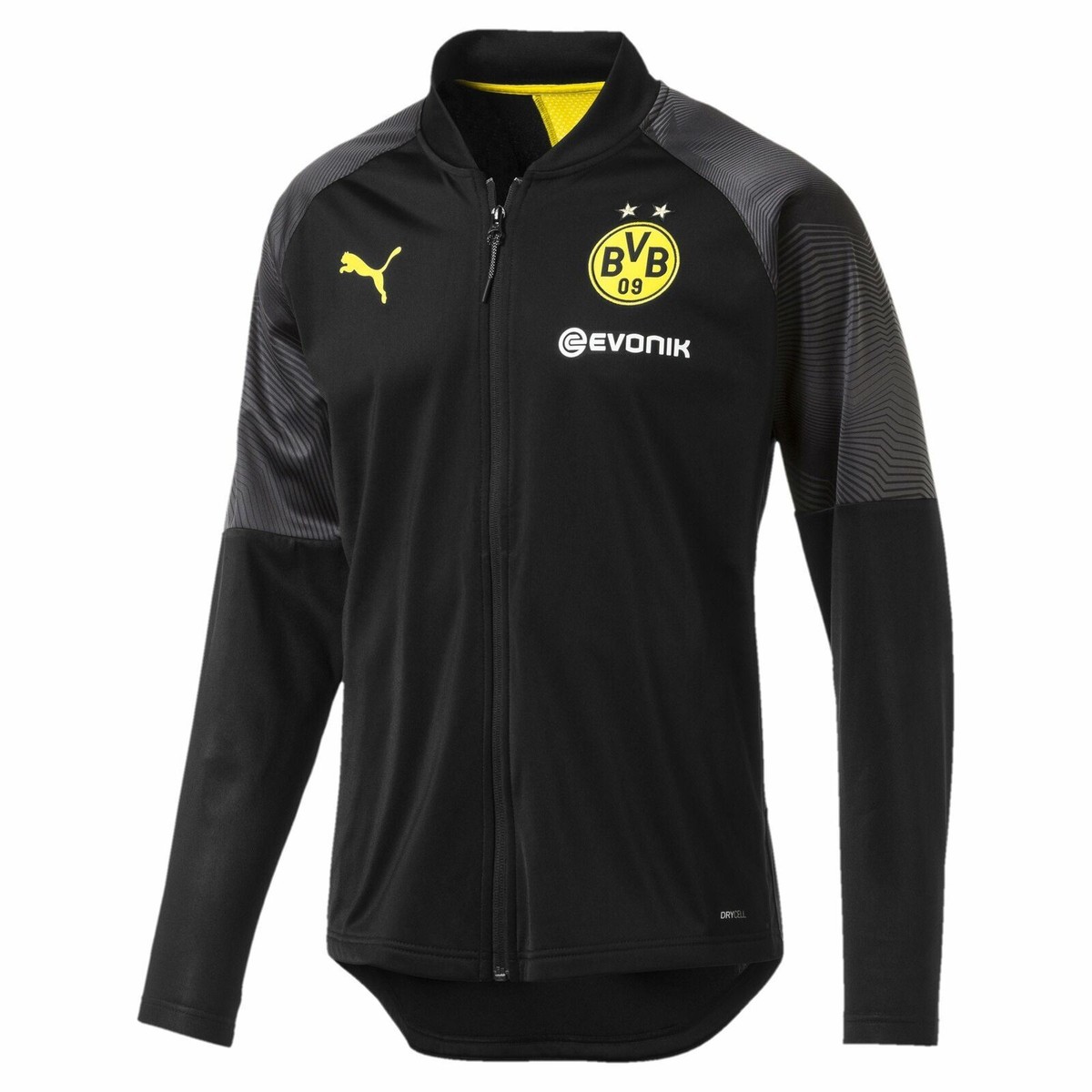 754535-02] Mens Puma BVB Stadium Poly Jacket W/ Sponsor | eBay