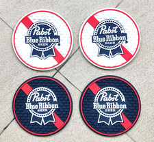 4pcs Pabst Blue Ribbon WH beer coasters drip ...