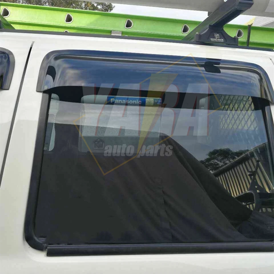 Weathershields Weather Shields Suitable for Hilux LN106 88-97 Tinted 4pcs - Image 3 of 4