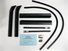 1935 1936 1937 Ford Pickup Truck Door Window Channel Kit w/ Rubber Bumpers