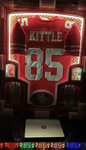 george kittle signed jersey