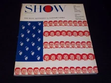 1963 APRIL SHOW MAGAZINE - THE KENNEDYS FRONT COVER - E 20188