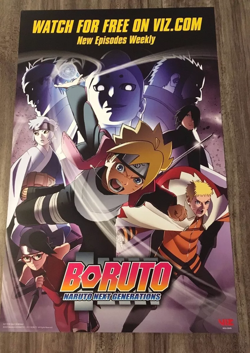 BORUTO: NARUTO Next Generations 11x17 SHONEN JUMP Comic-Con VIZ MEDIA POSTER