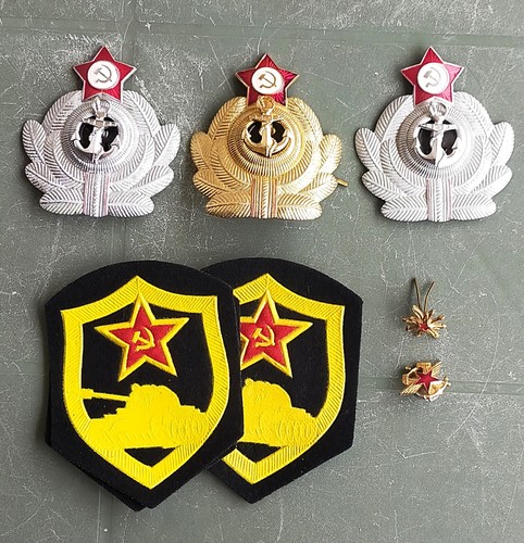 Pin's Marine Militaire Soviétique Vintage - Collection Originale, Occasion !