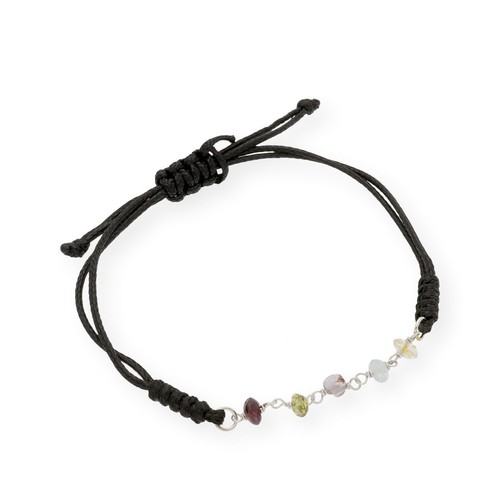 Pulsera Turmalinas Plata de Ley Complementos de Mujer Joyería de Moda - Imagen 3 de 4