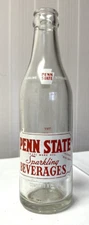 Vintage Soda Pop Beverage Bottle , ACL - Penn State, Wilkes Barre, Pa - 8 Oz