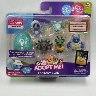 Adopt Me! Fantasy Clan Figures Water Reveal Egg & Exclusive Virtual Item Code