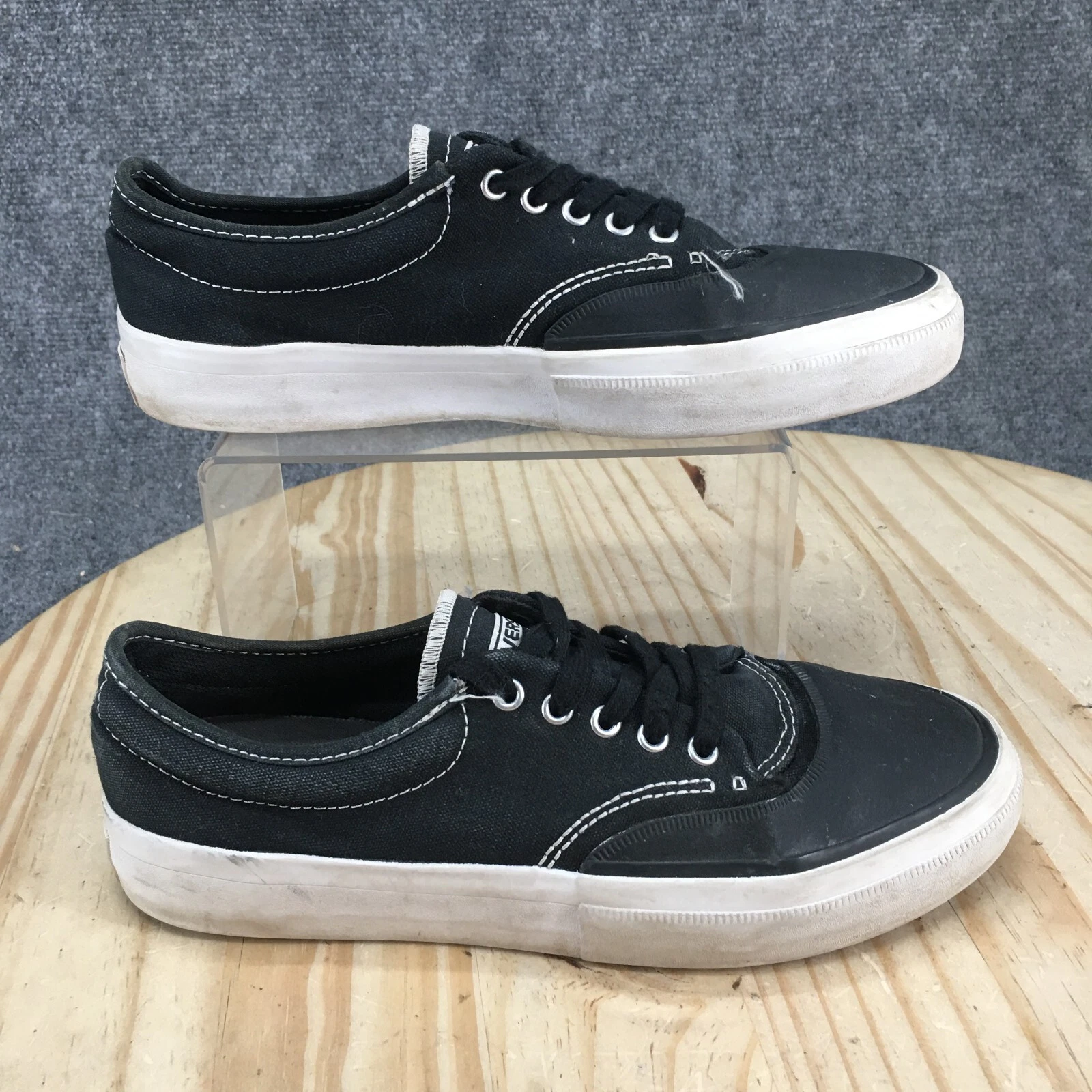 Scarpe Converse donna 9 Crimson Core Ox sneakers basse tela nere 153465C