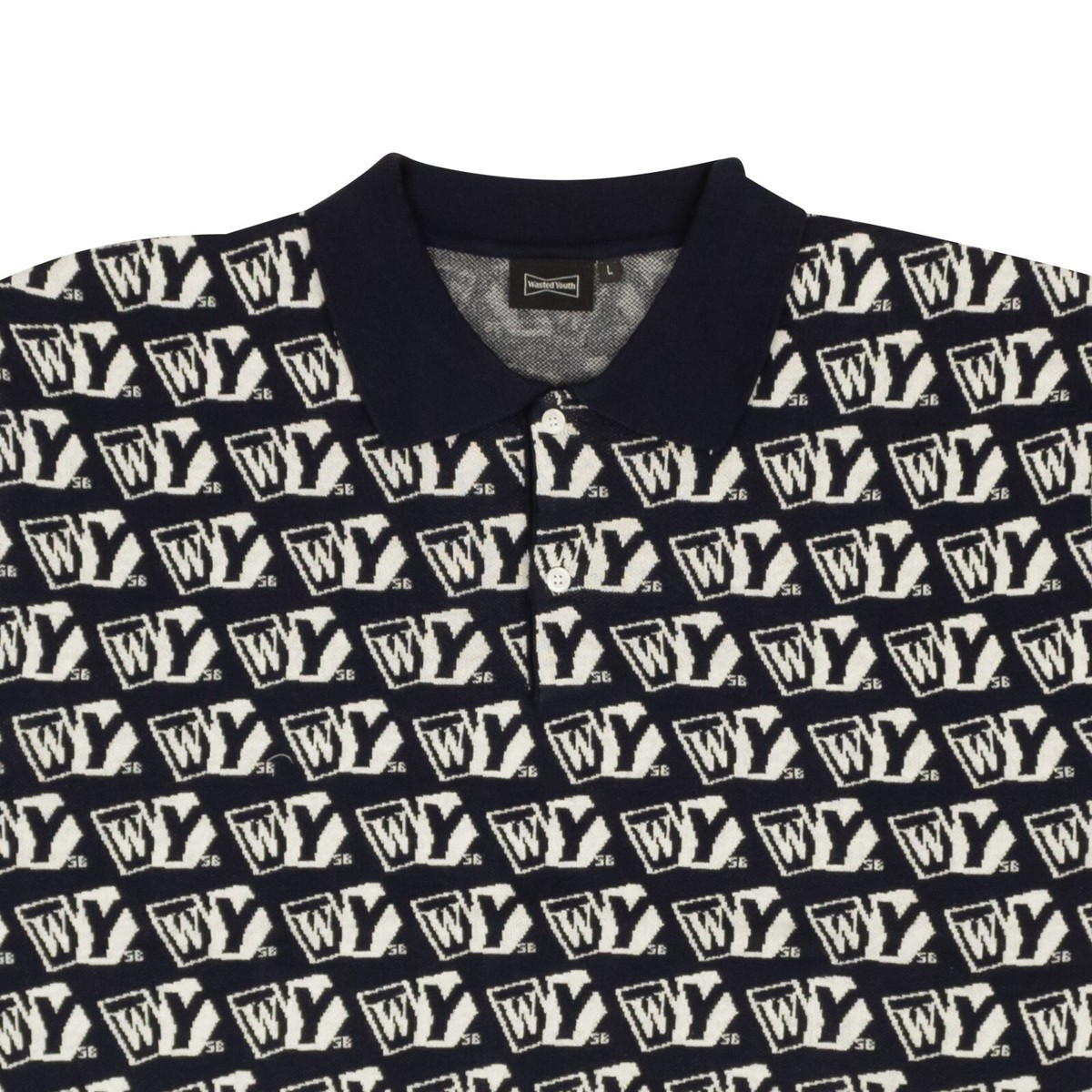 Mサイズ】Wasted Youth Knit Polo S/S 
