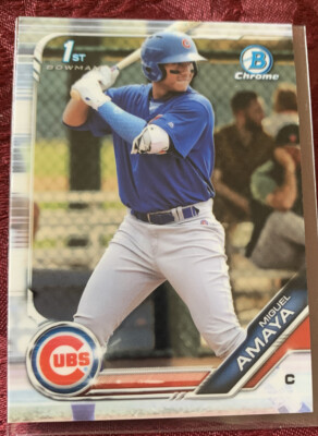 その他 Miguel Amaya Bowman chrome RC Auto /100 Miguel Amaya 2019 Bowman Chrome RC #BCP-36, Chicago Cubs | eBay