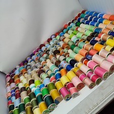 All Purpose Sewing Thread About 200 Spools Asst Colors Shades Asst Brands