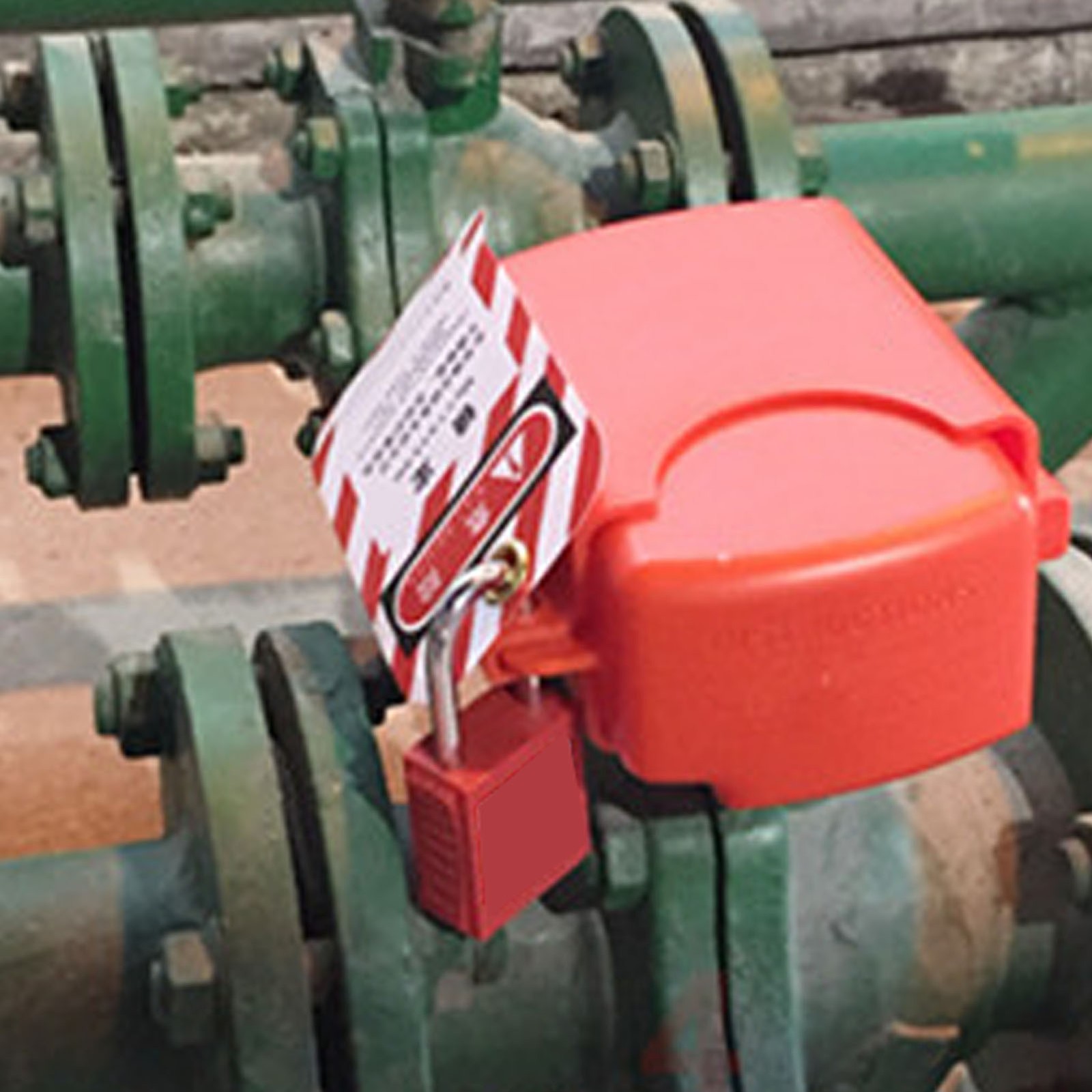 20Pcs Lockout Tagout Kit PVC Plastic Reusable Engineering Safety Warning