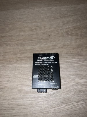 TRANSITION NETWORKS 100 BASE-TX to 100 BASE-FX MEDIA CONVERTER testet