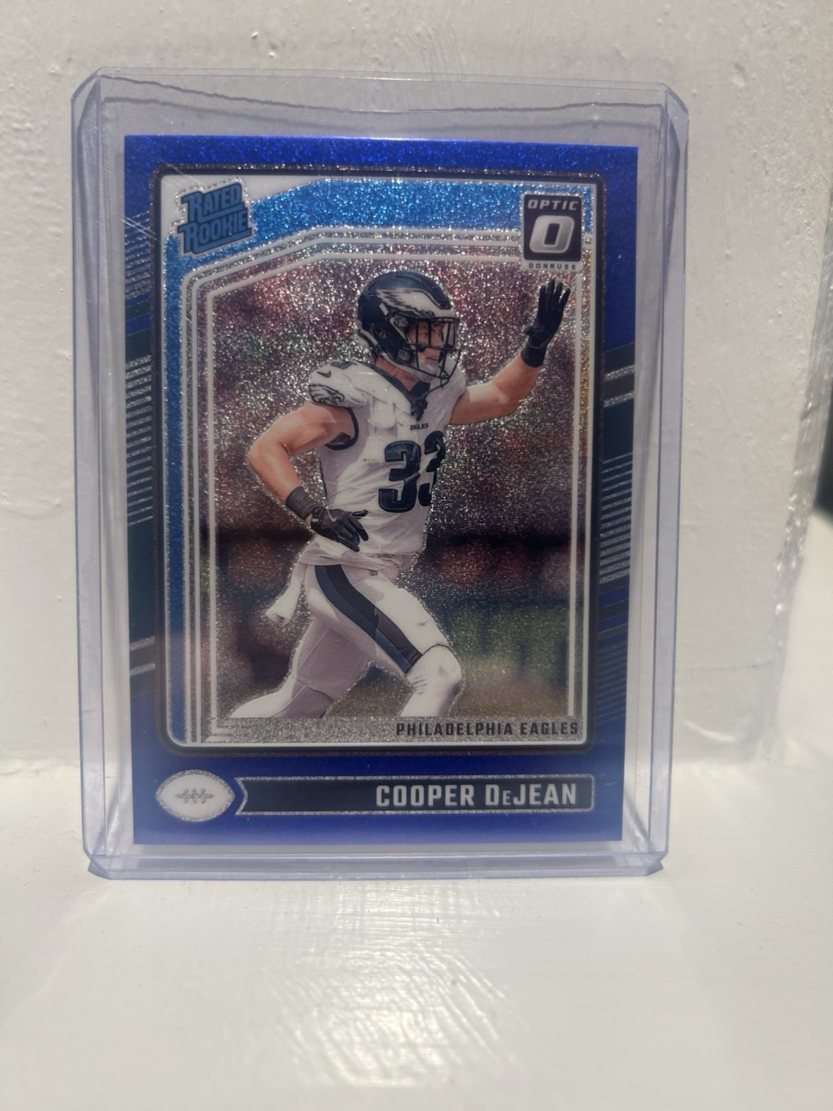 2024 Panini Optic Blue Glitter Cooper DeJean SSP #221 Eagles