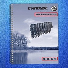 EVINRUDE 15 25 30 HP E-TEC Service Manual 2010, BINDING - COVERING - XL FOLDOUTS