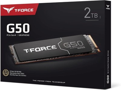 TEAMGROUP T-Force G50 2TB SLC Caching 3D TLC NAND NVMe InnoGrit PCIe Gen4x4 M.2