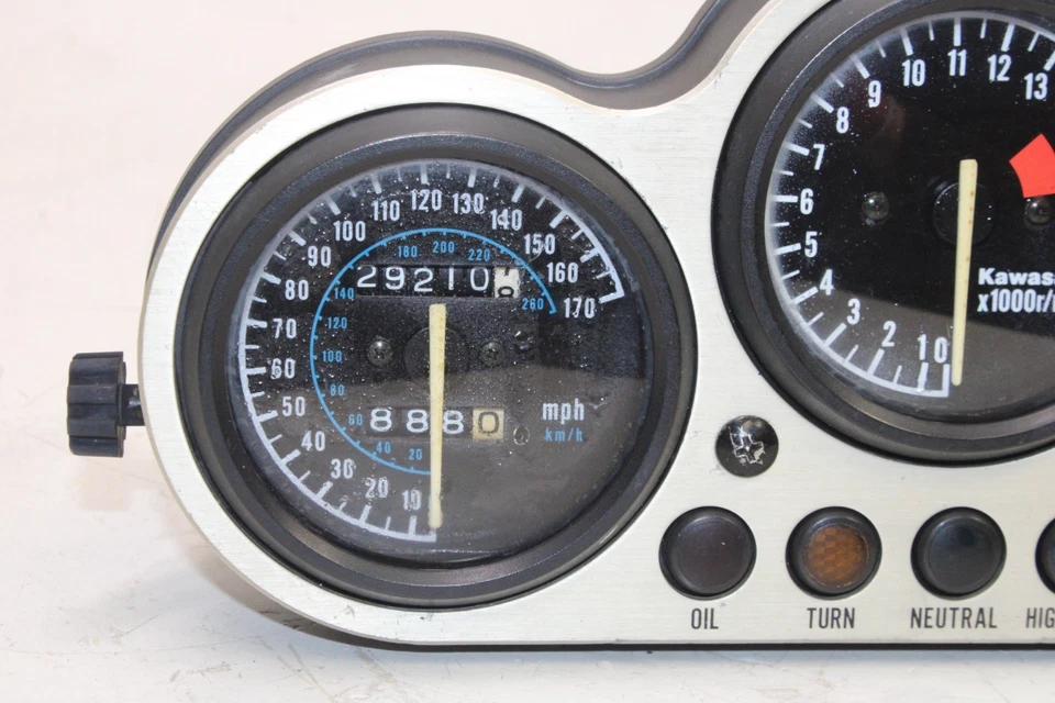 1995 KAWASAKI NINJA ZX6R ZX600F OEM SPEEDO TACH GAUGES CLUSTER SPEEDOMETER - Image 3 of 4