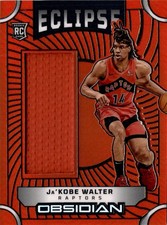 2024 Obsidian Ja'Kobe Walter Eclipse Materials Electric Etch Orange Flood /99