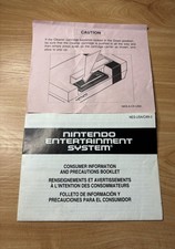 Nintendo Entertainment System NES Consumer Information and Precautions Booklet