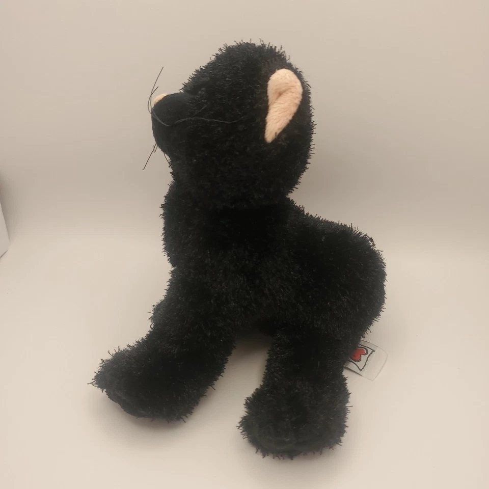 Webkinz Black Cat Plush  No Code Stuffed Animal Green Eyes  - Image 2 of 4