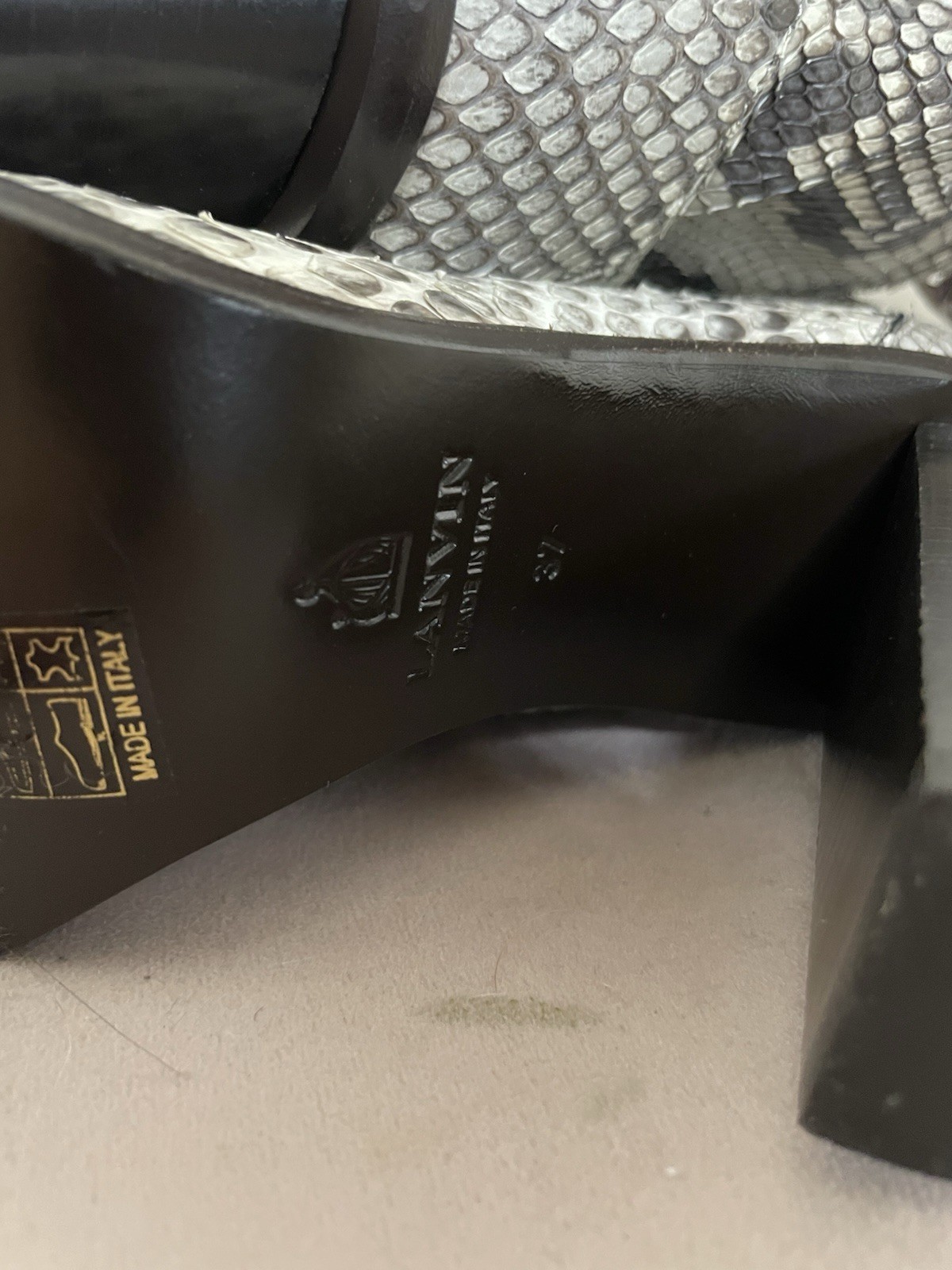 Lanvin Python Leather Tassel Boots 7 - image 9