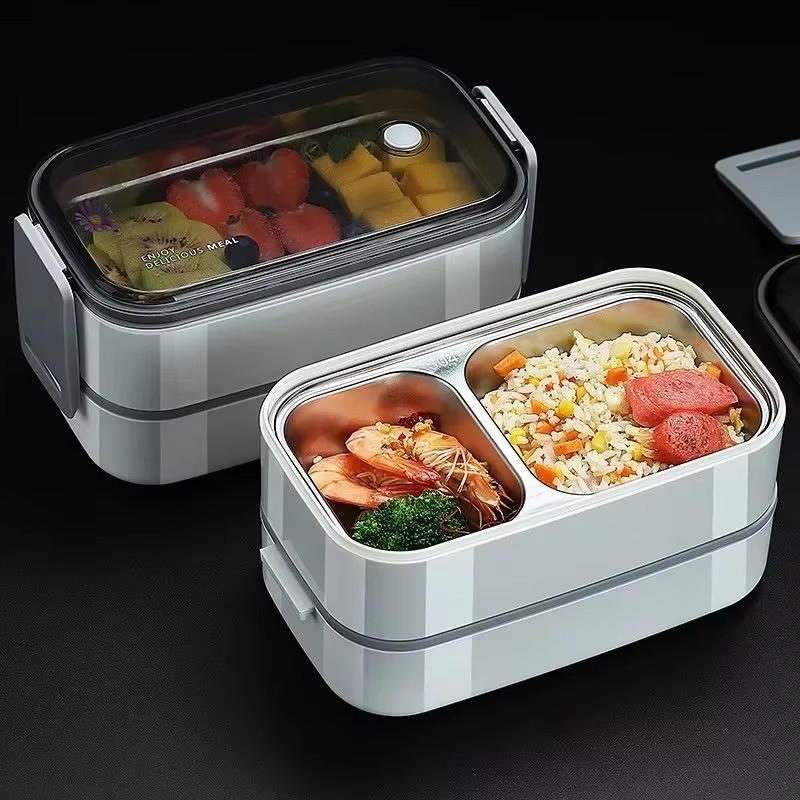 Lunch box acier inoxydable 304 au design épuré durable