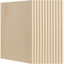 12 Pack 9 x 12 Inch Wood Canvas Panels, Unfinished Cradled Painting Panel Boa...