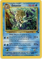 Omastar 40/62 Fossil Unlimited Pokemon on eBay
