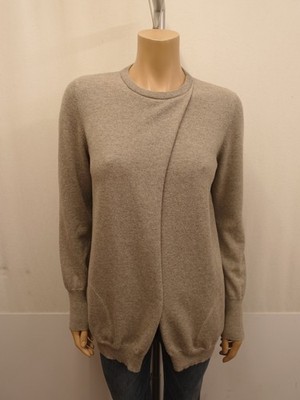 BRUNELLO CUCINELLI Cashmere Pullover Gr. M grau-beige meliert  100% Kaschmir